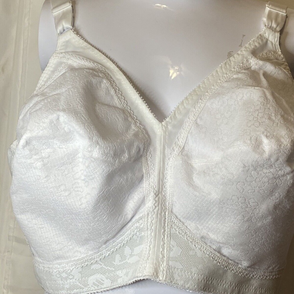 Playtex white 18 hour bra size 40ddd new side and back smoothing
